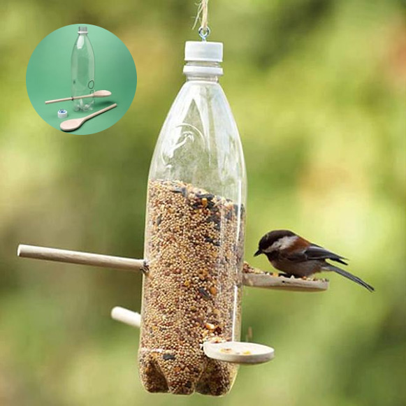 plastic-bottle-bird-feeder-collage