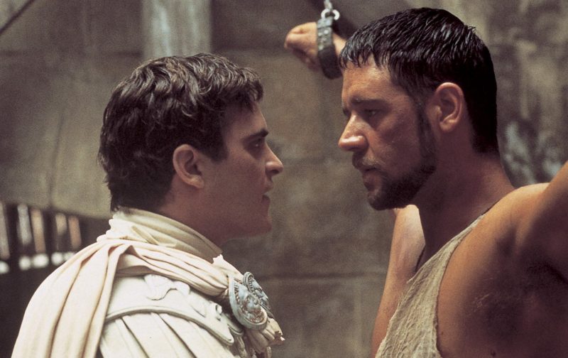 Il Gladiatore, Russell Crowe, Joaquin Phoenix